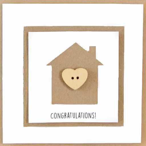 New Home Squares Craft House Heart