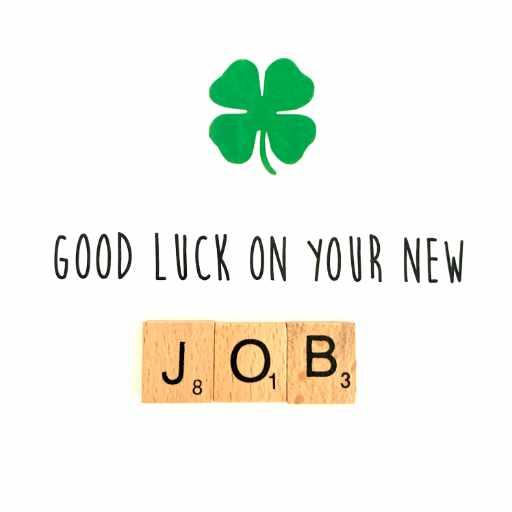 Good Luck On Your New Job Scrabble