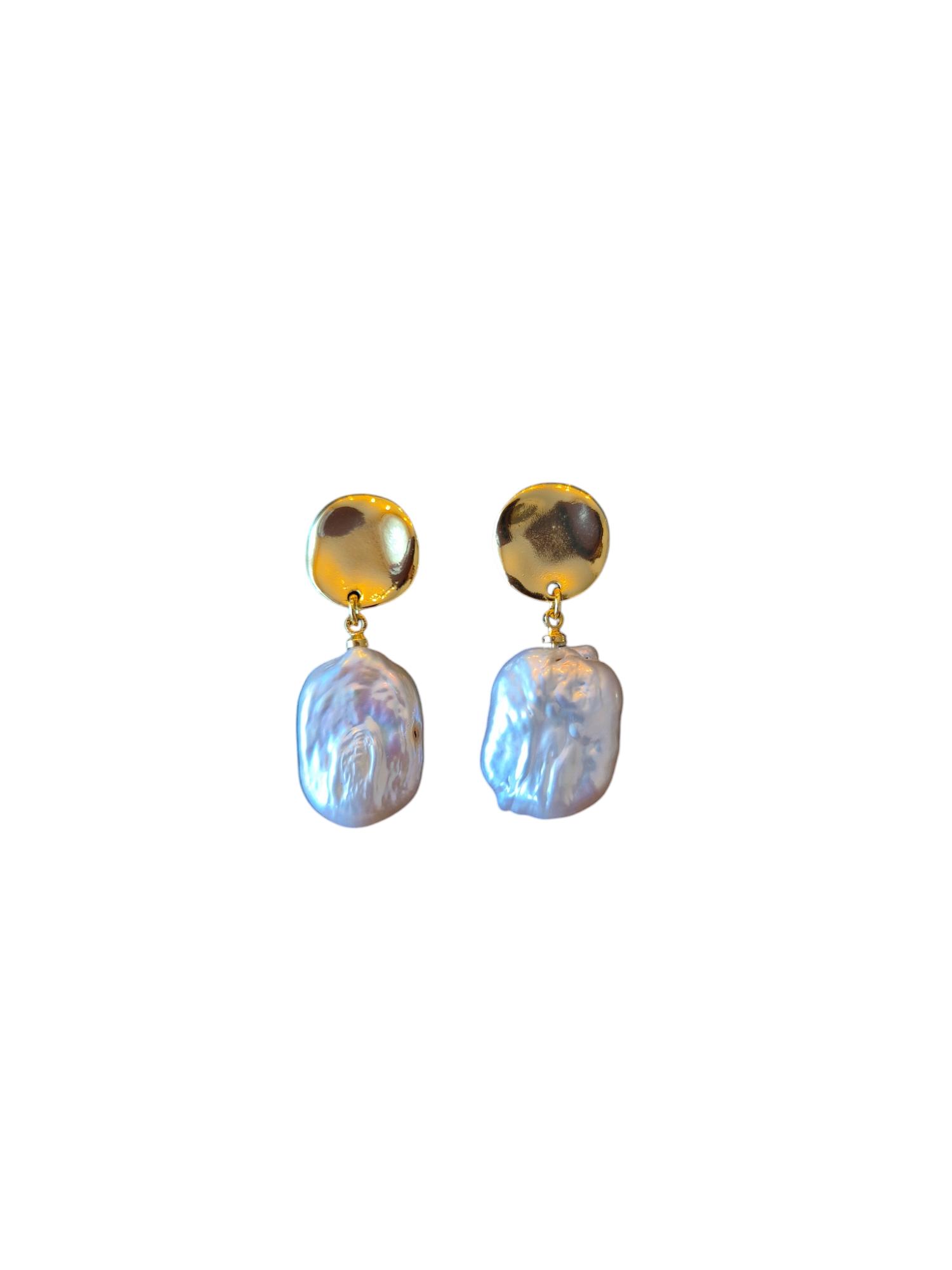Boucles d&#039;oreilles Maya perle