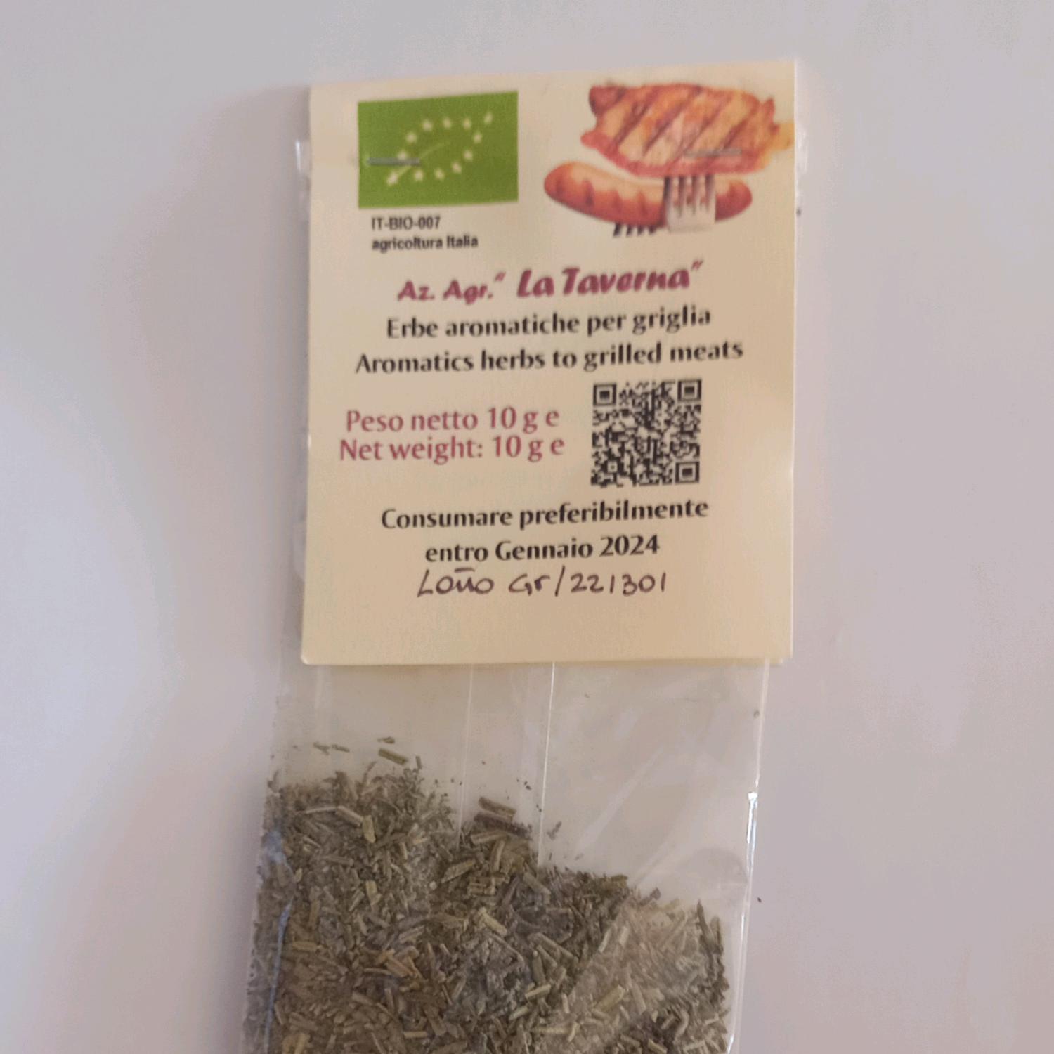 Erbe aromatiche per griglia