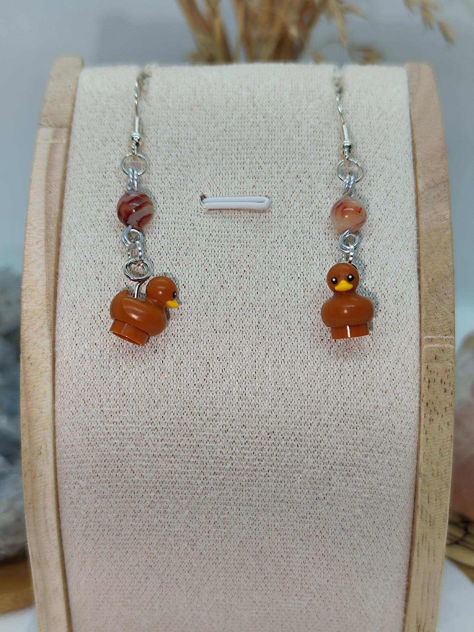 Crazy lace canard marron 