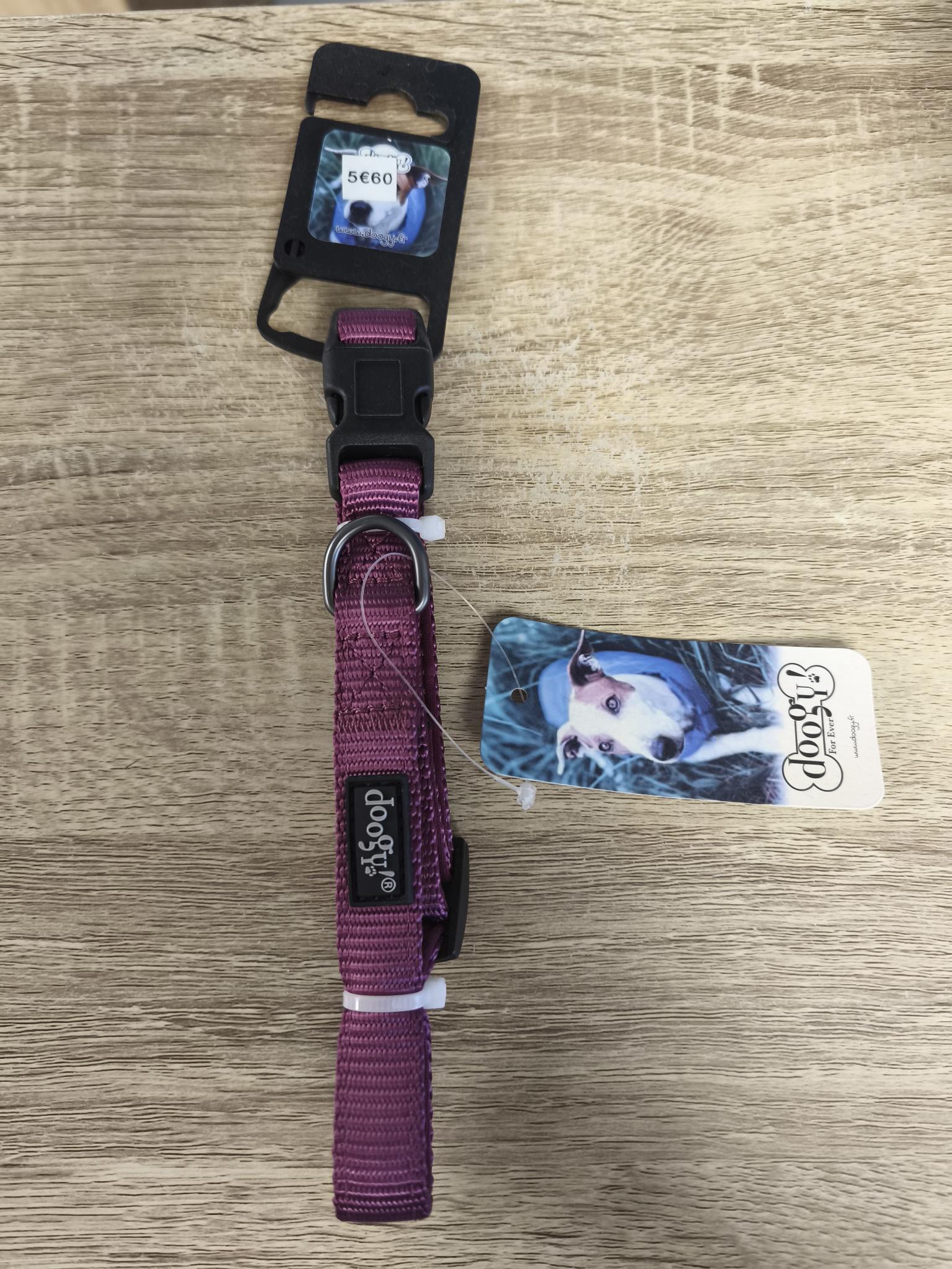 Doogy collier classic violet 29-45cm x 16mm