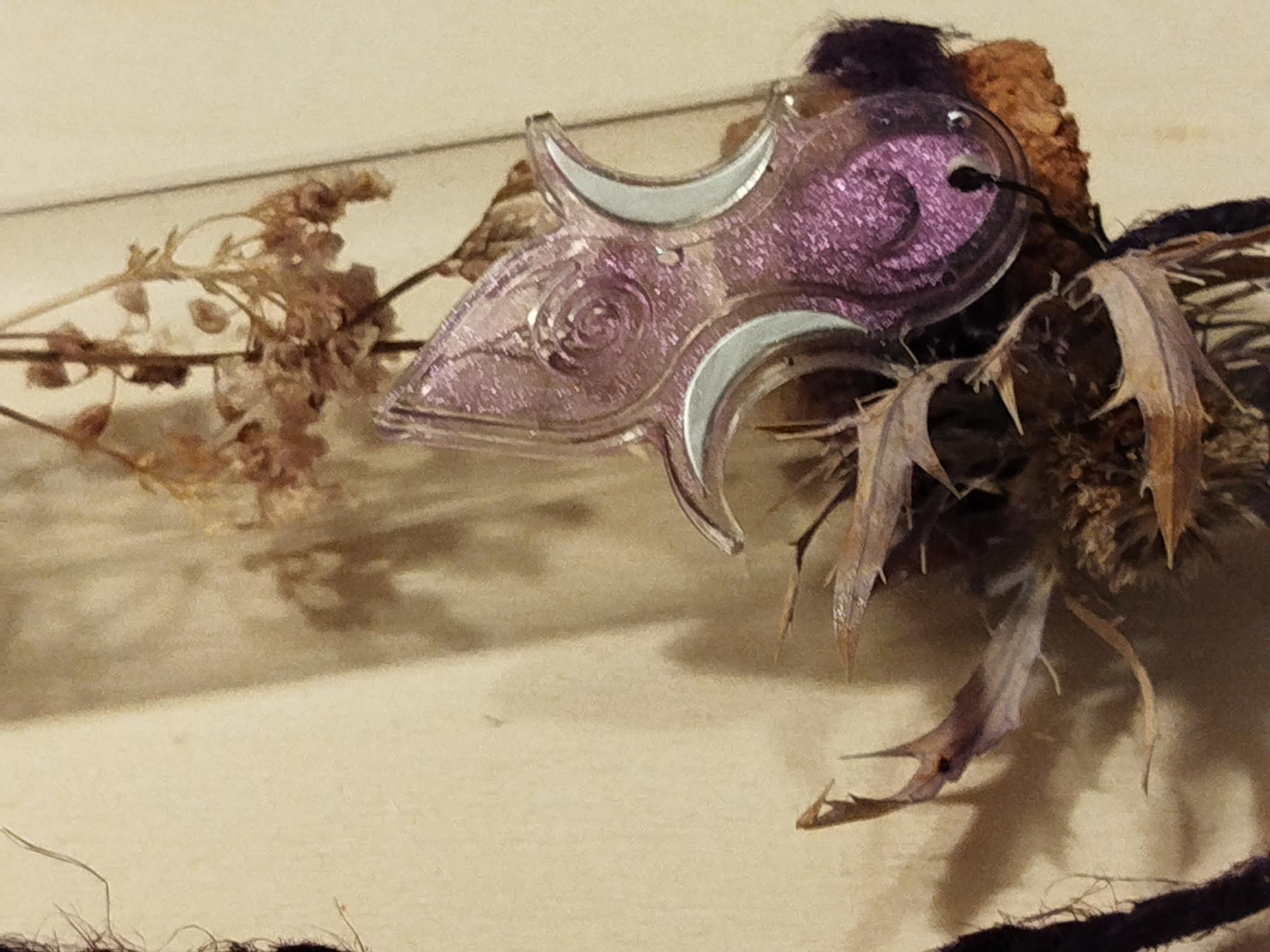 Fiole chardon mauve 5