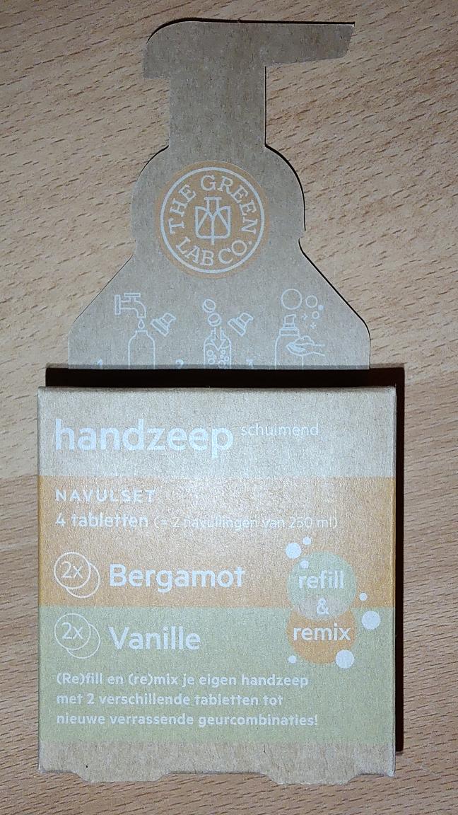 The green lab co - navulset handzeep bergamot vanille