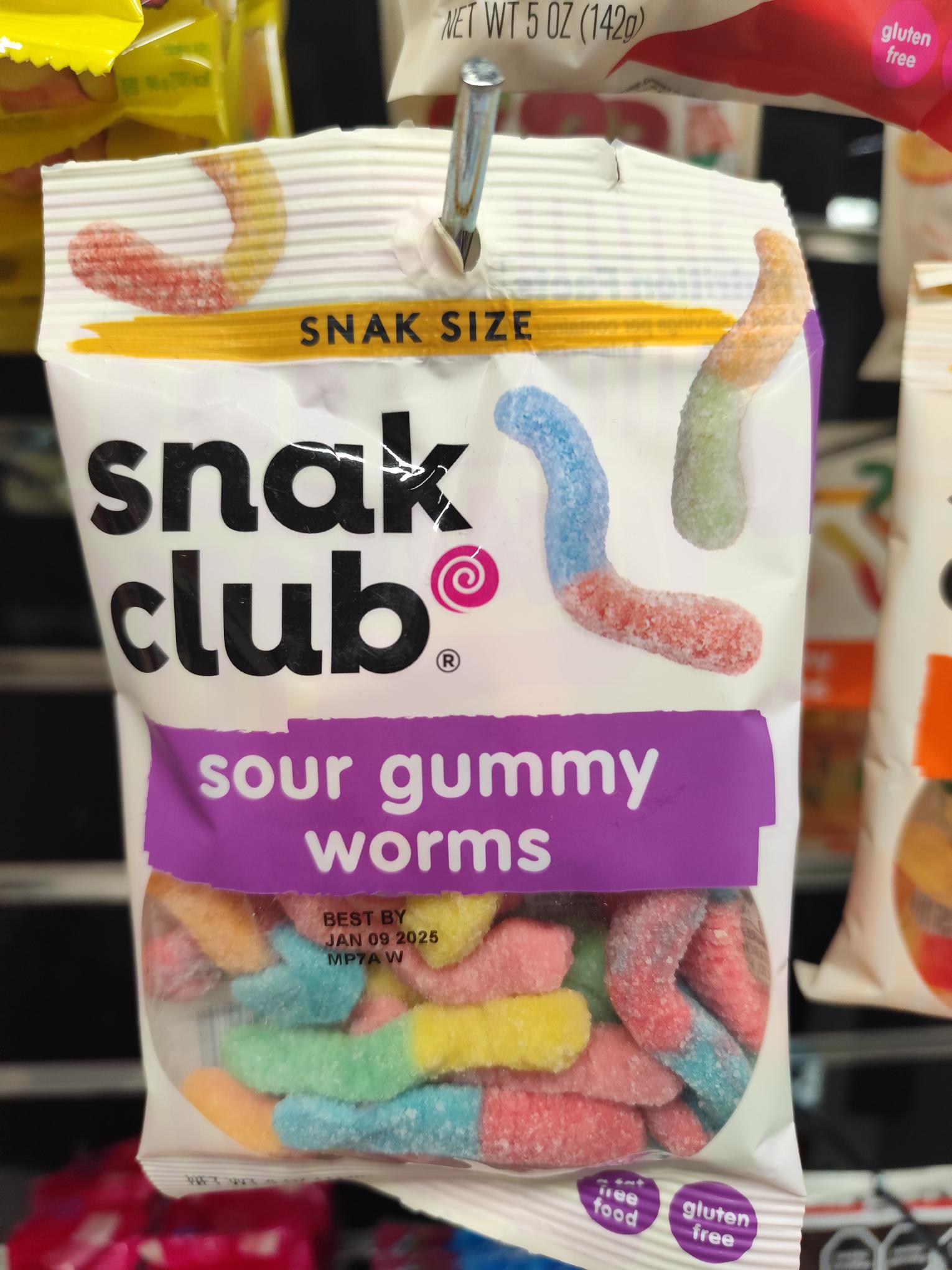 Tajin sour gummy worms