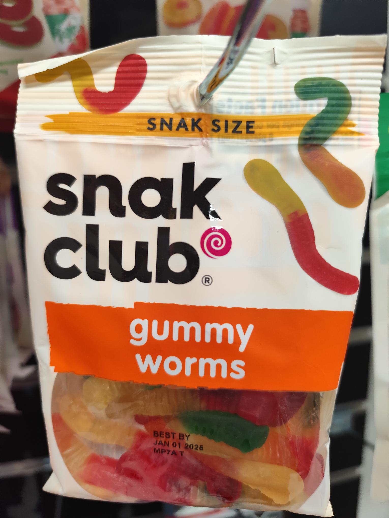 Snak club Gummy worms