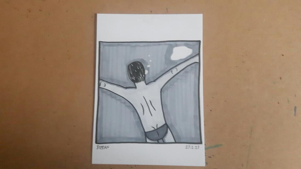 Sunlight Above The Surface (Original Art)