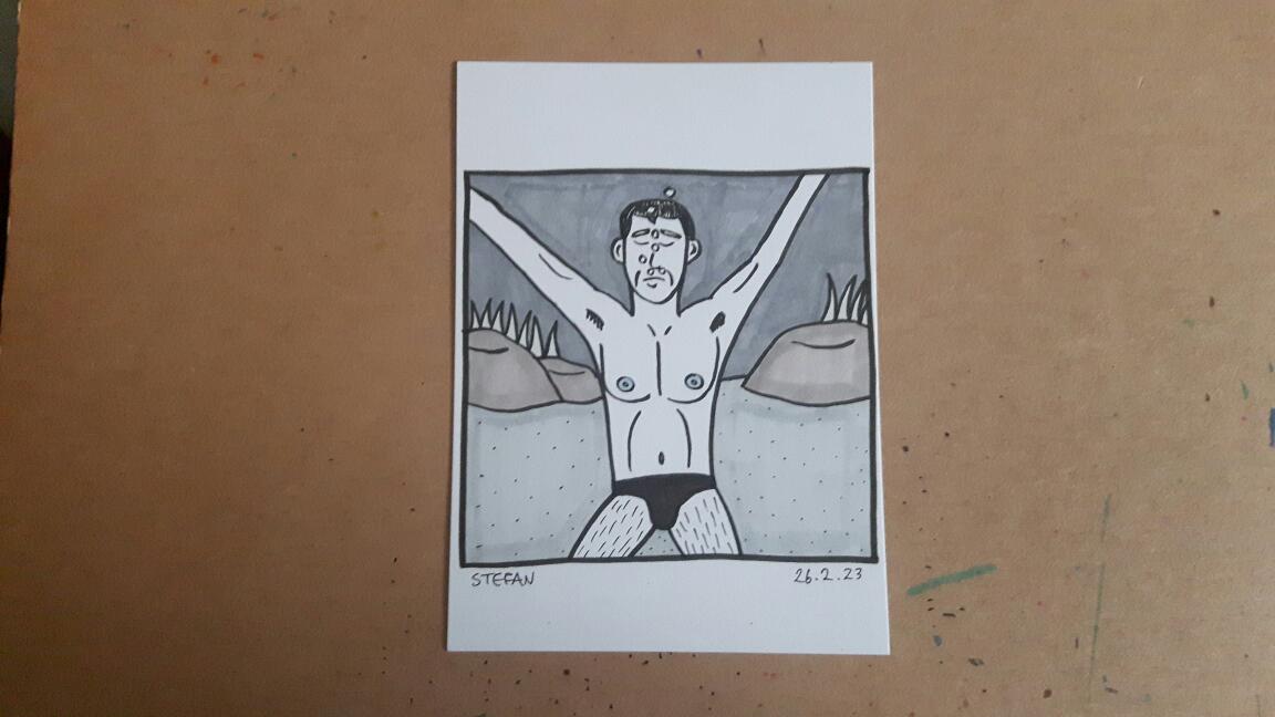 Just Down There (Original Art)