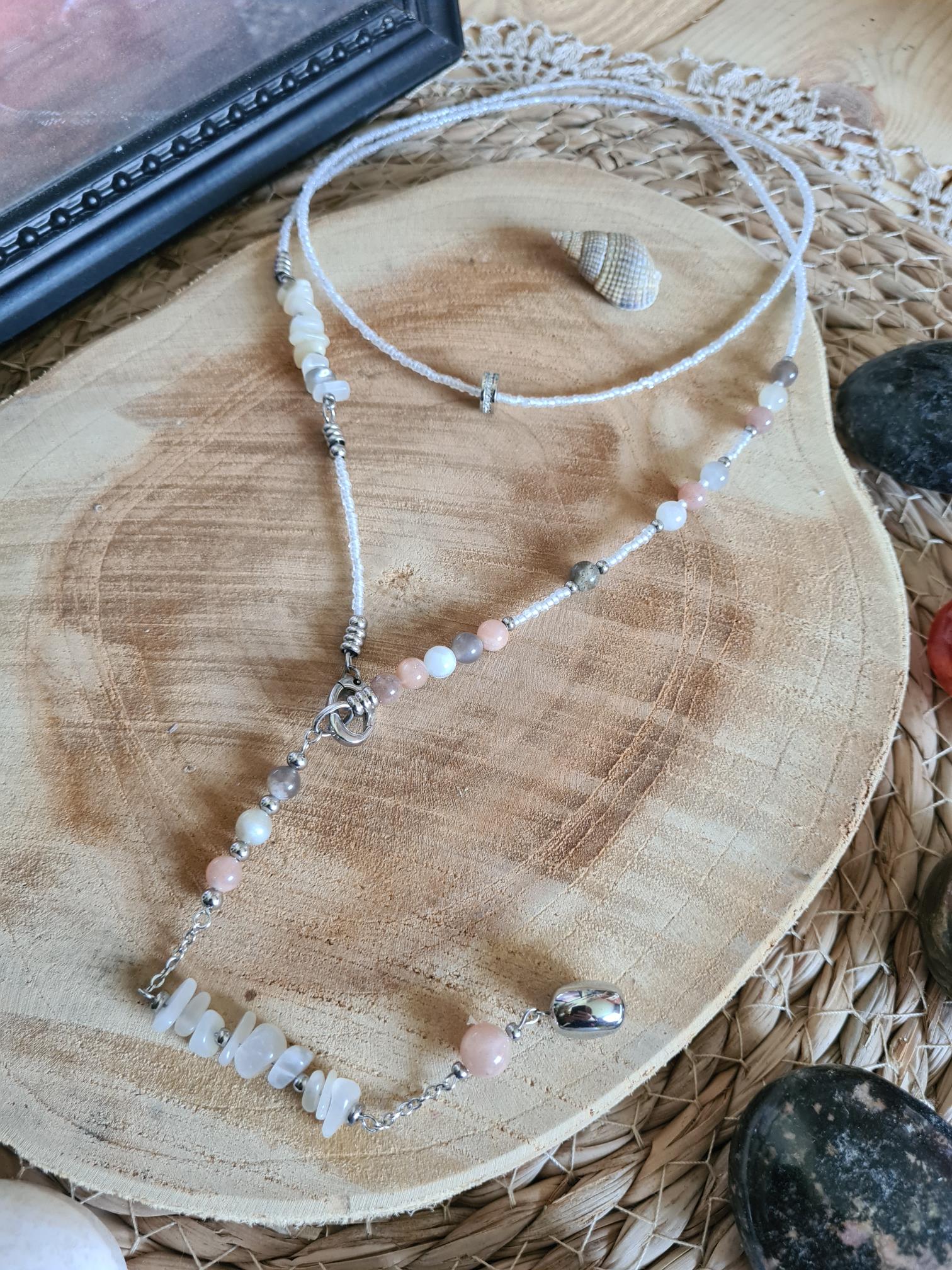 Sautoir Pierre de Lune 