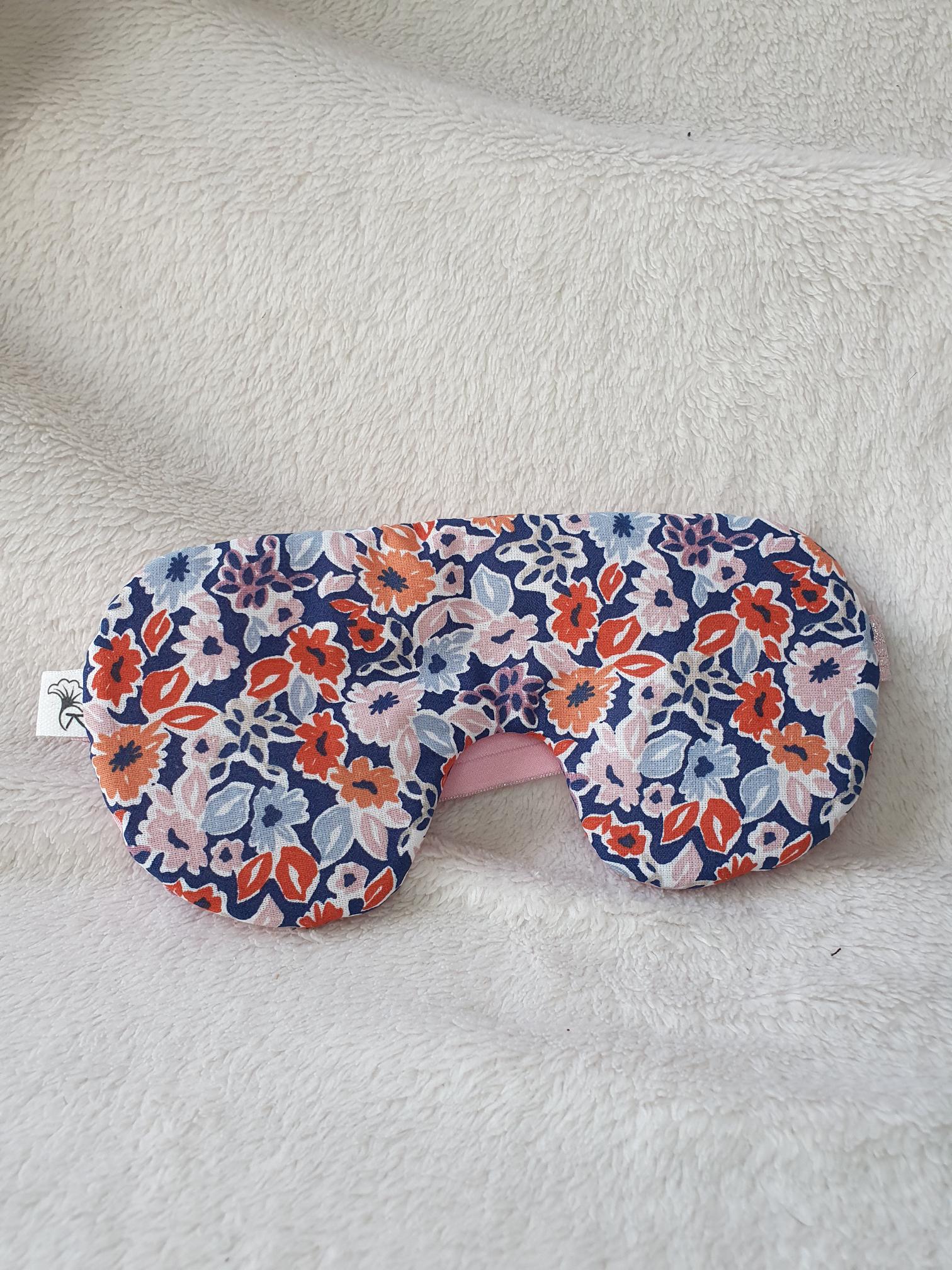 Masque de nuit ''Bernie orange/bleu''