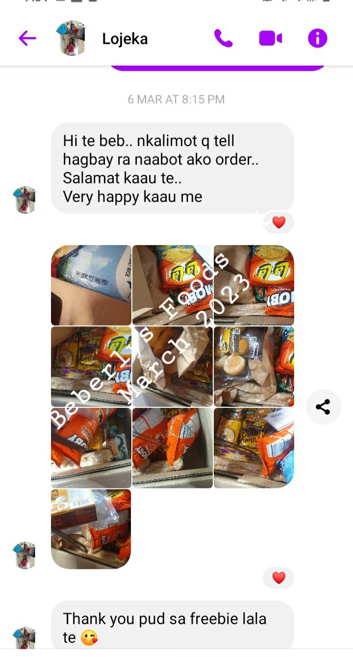 From Customer: Lojeka( Somerset _March 2023)