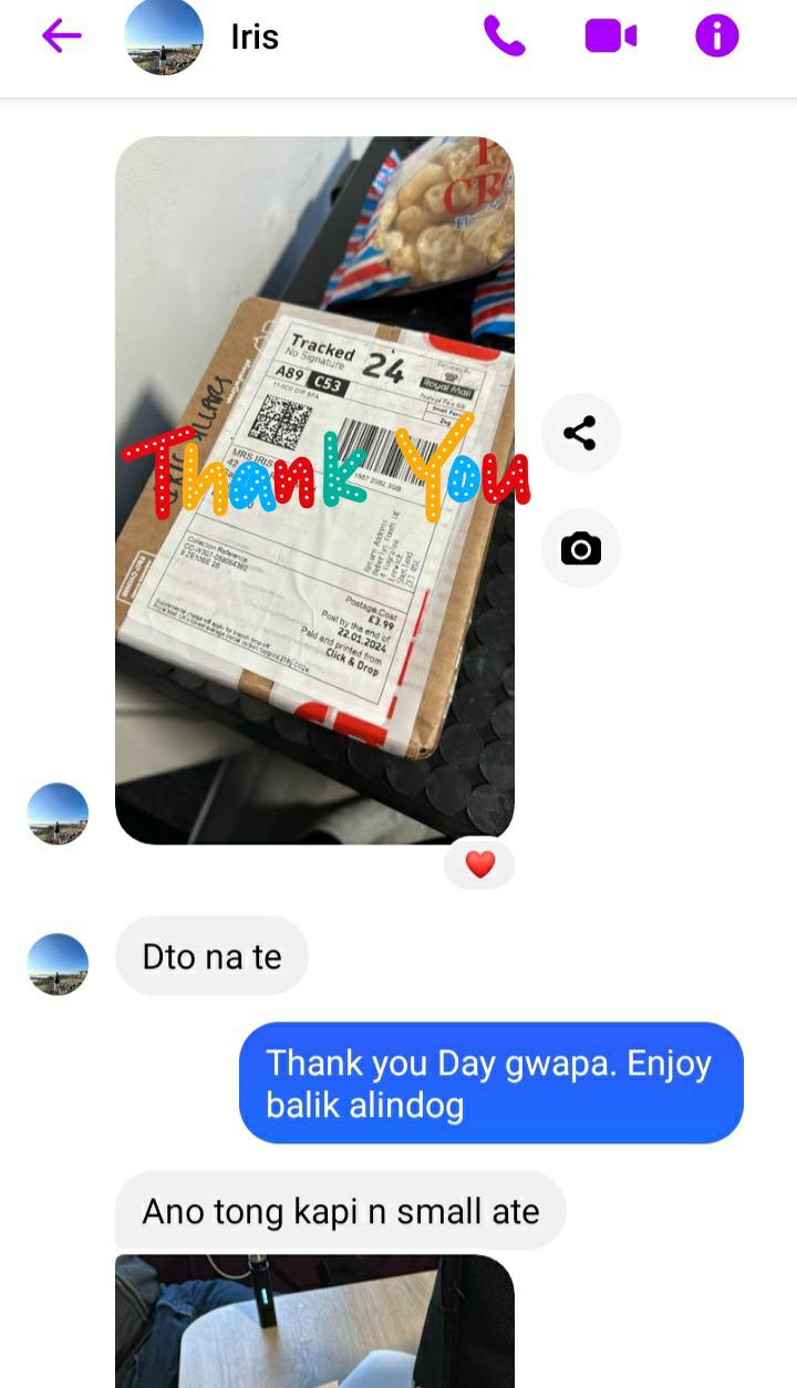 From Customer: Mrs Sillars (Ayrshire - January 2024)