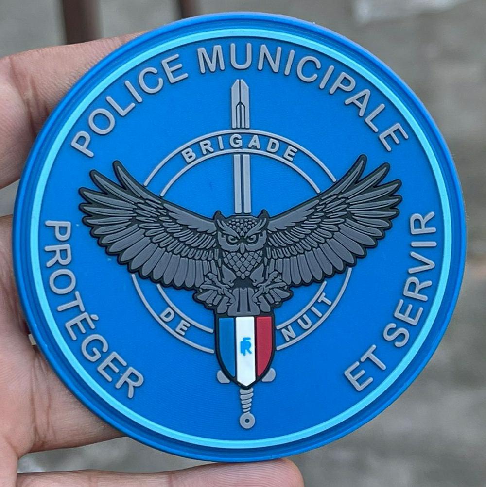 Patch pvc rond Brigade De Nuit V1