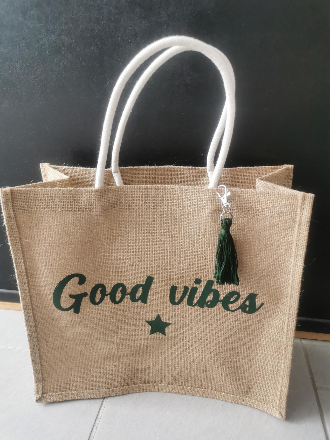 Sac cabas en toile de jute 