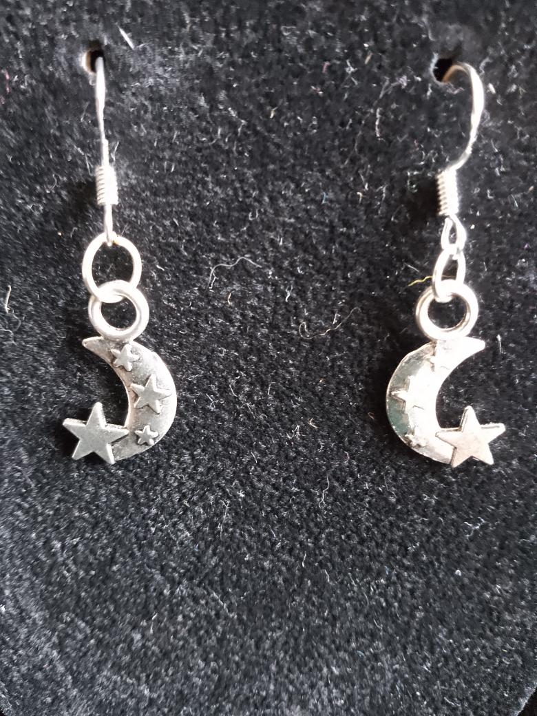 Moon and Stars Earrings 