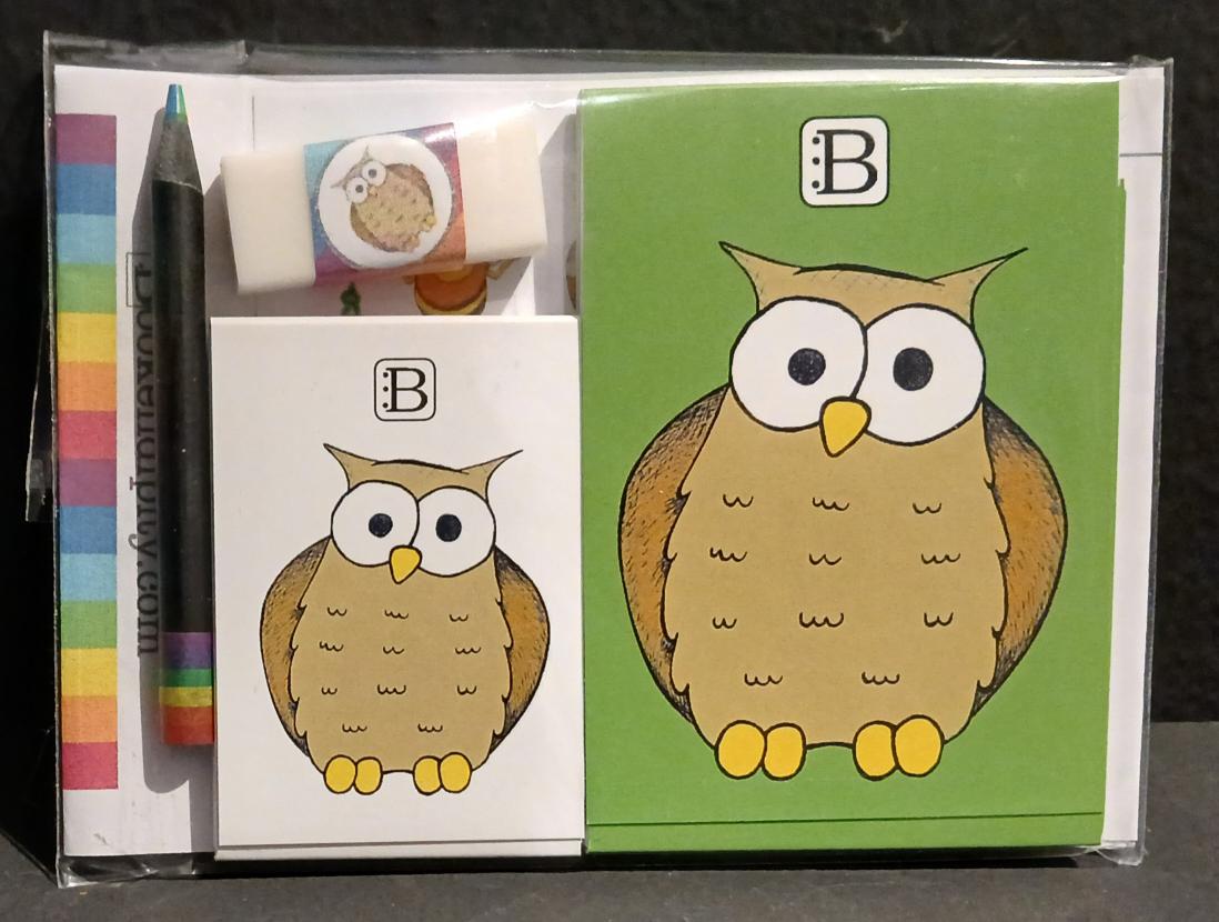 Leggi &amp; Colora - Kit Scrittura - Amici del Bosco - Gufo