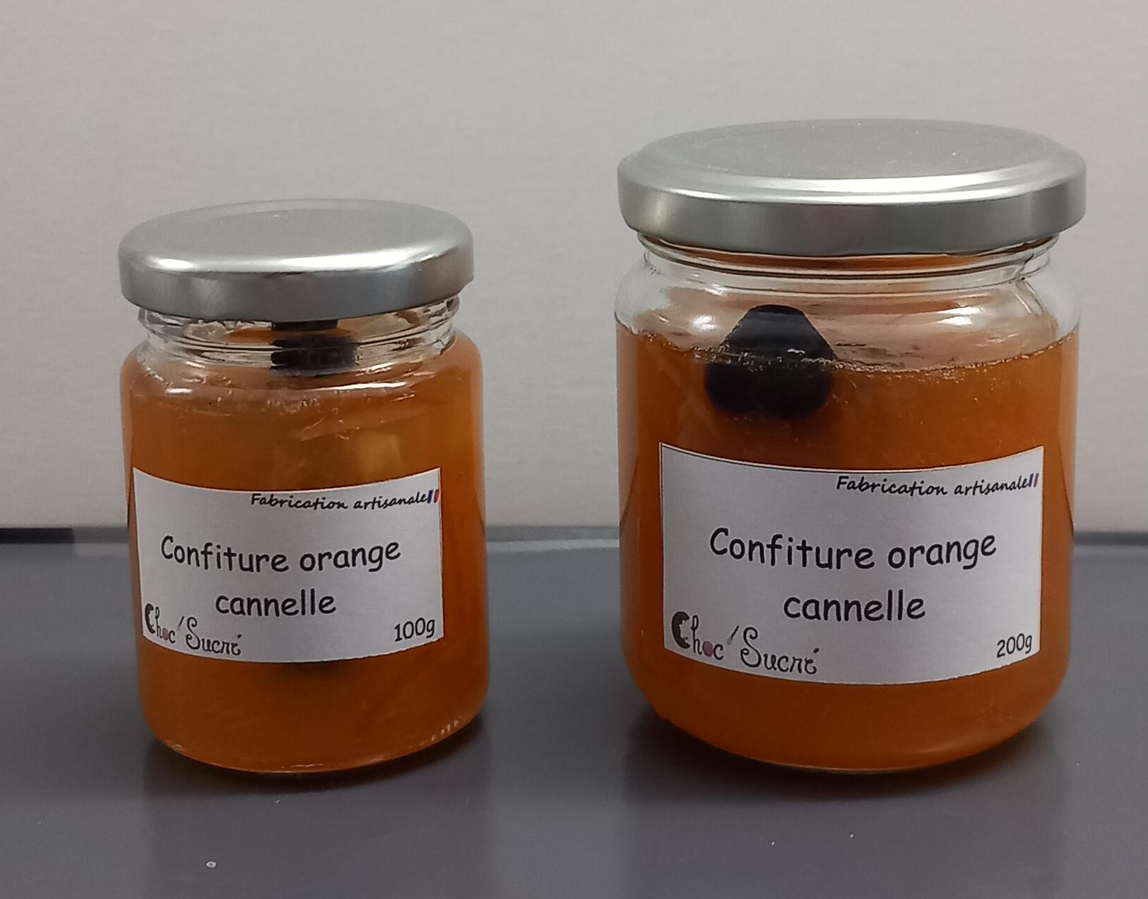 Confiture orange cannelle