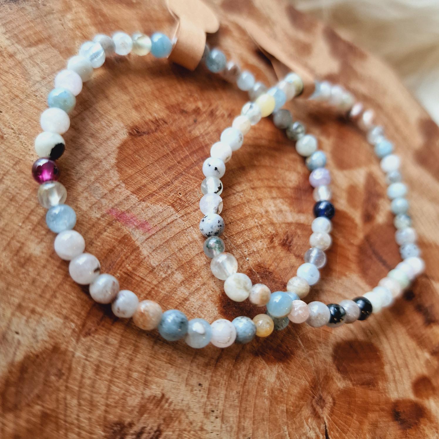Mixed 4mm Beaded Bracelet