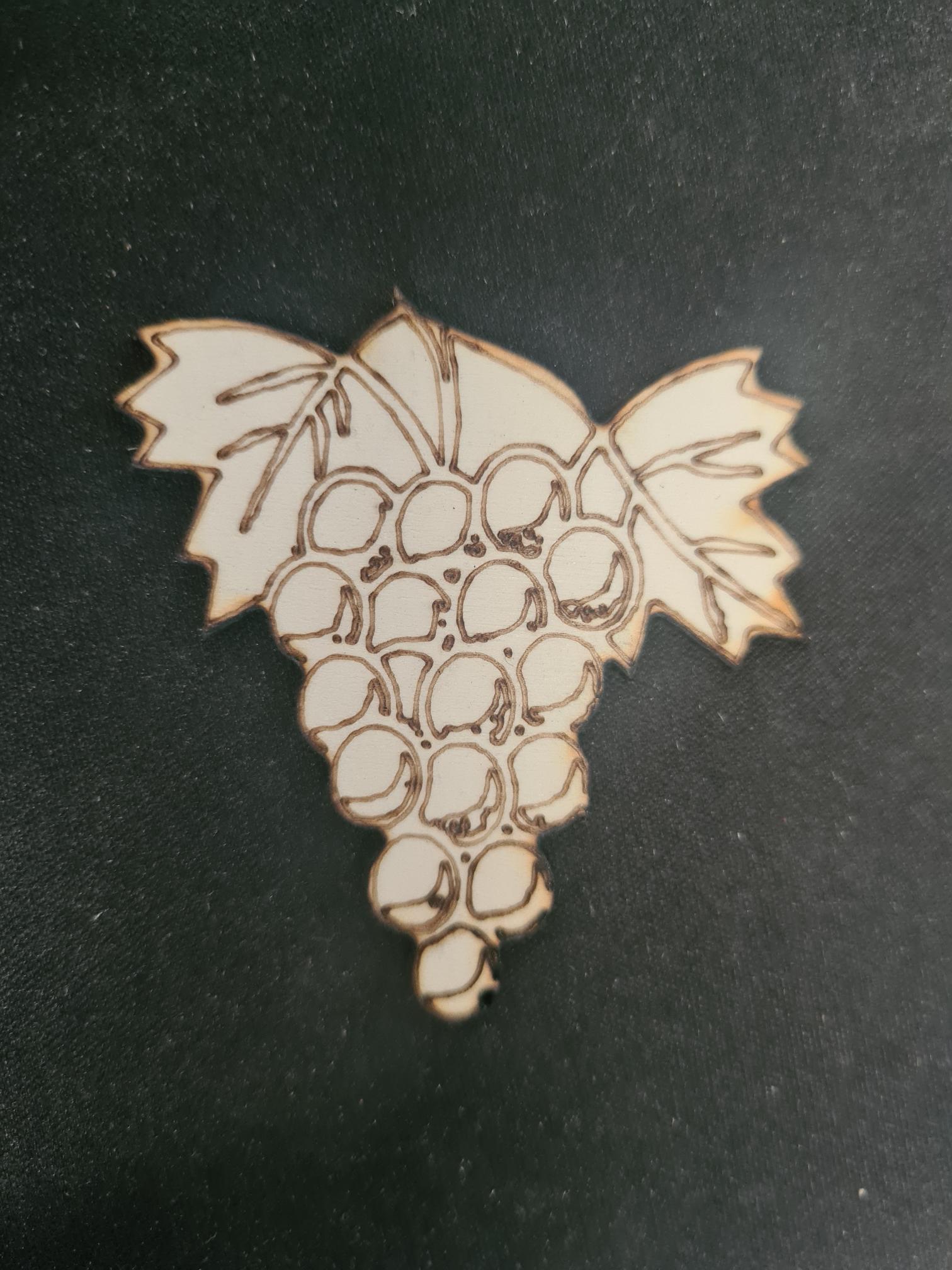 Marque place "grappe de raisin" 