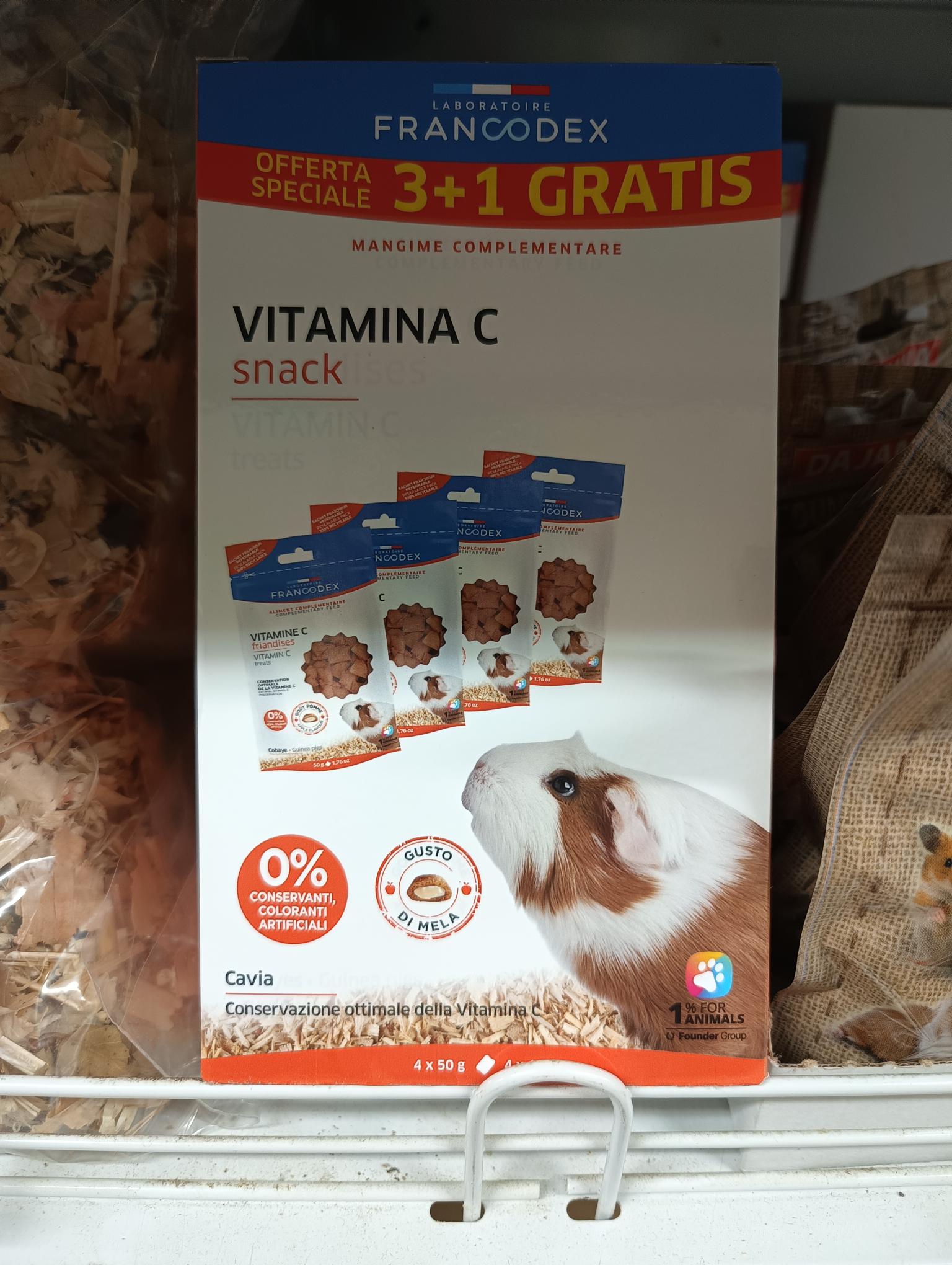 Vitamina C snack 3+1 gratis