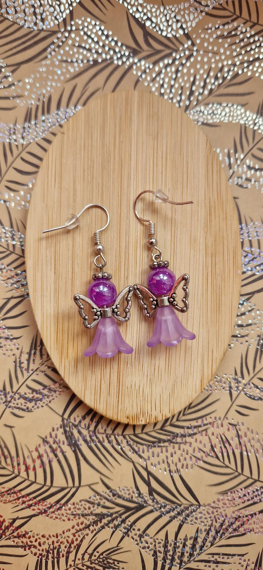 Boucles d'oreilles anges