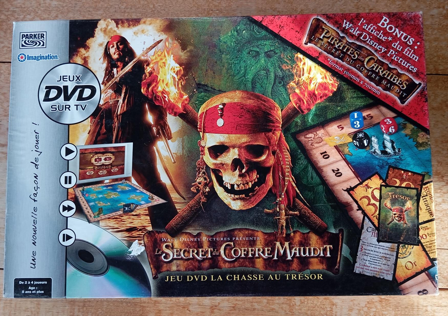 Jeu pirates des caraïbes Dvd