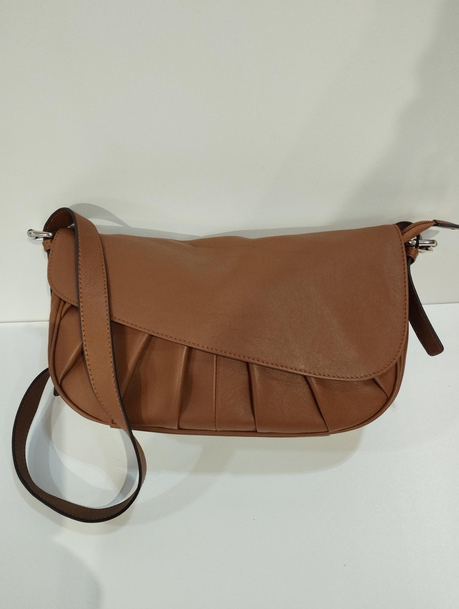Sac En Cuir De Vachette Camel