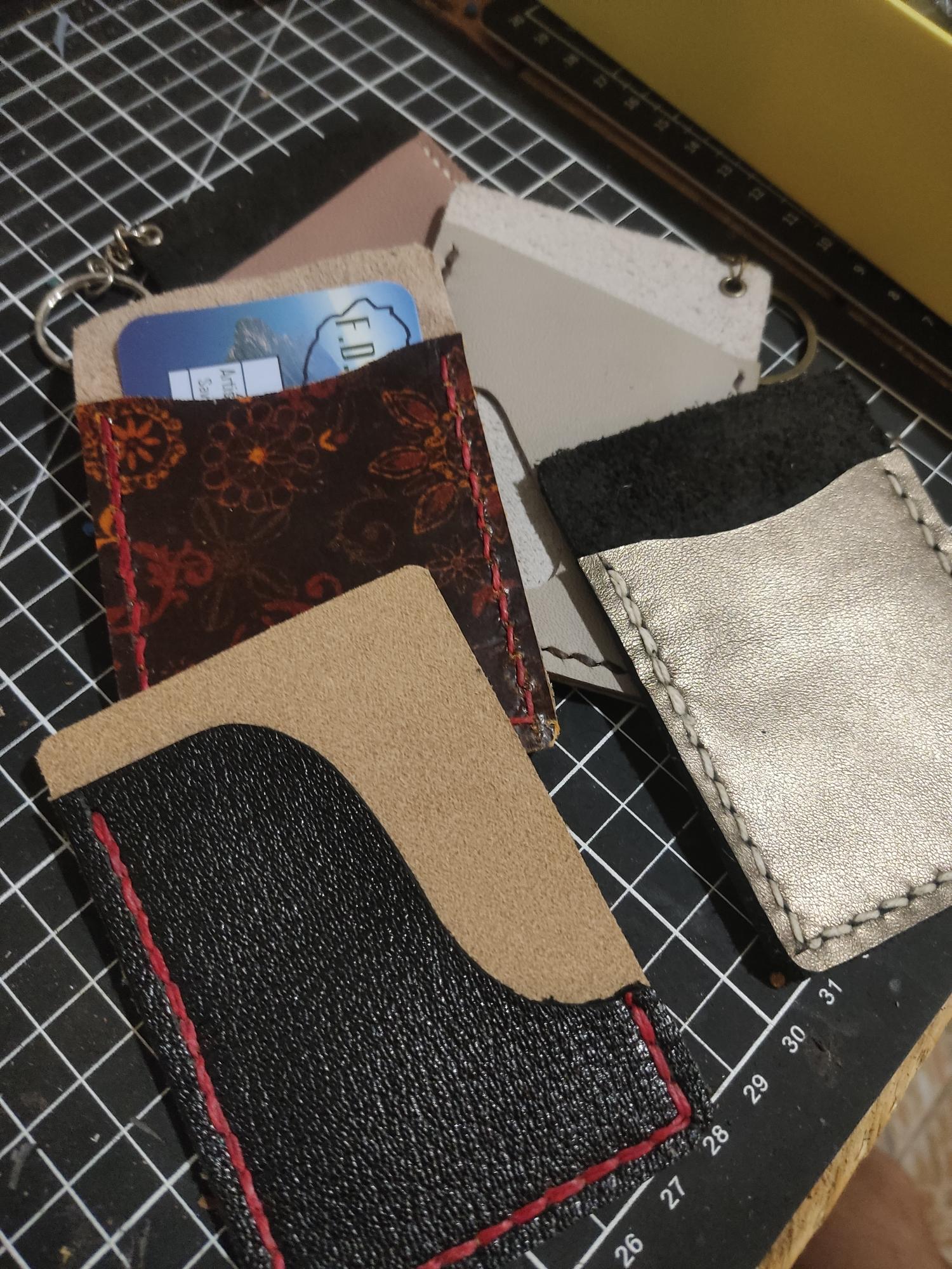 Cuir Porte carte simple