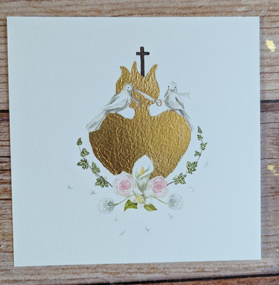 Ex-voto mariage ruban