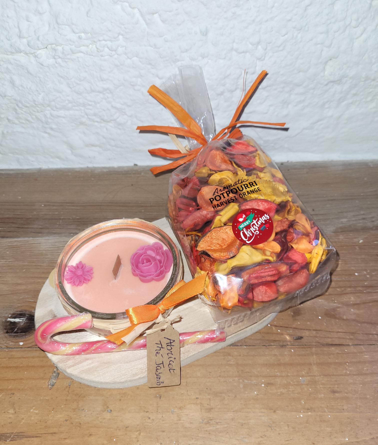 Coffret Noël abricot thé jasmin