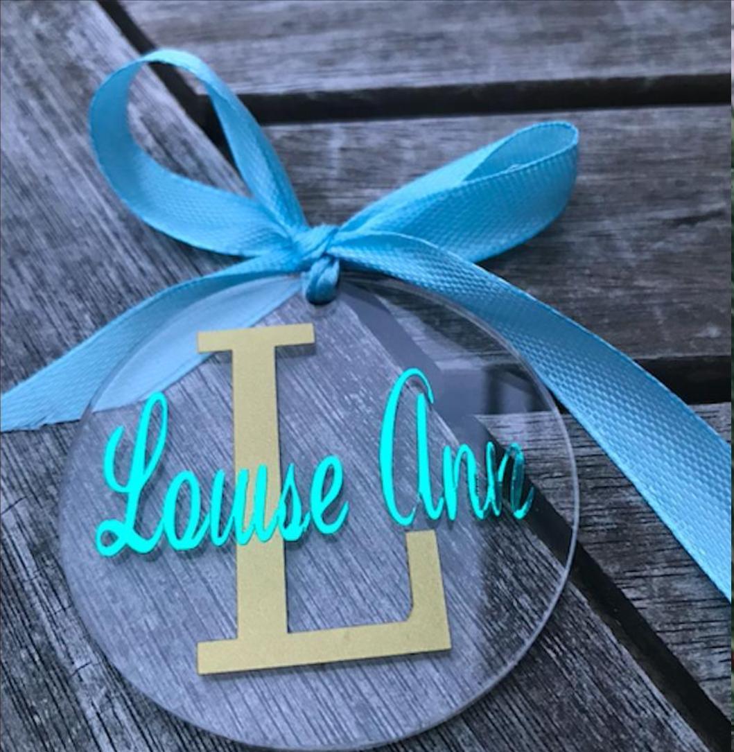 Boule de Noël plate