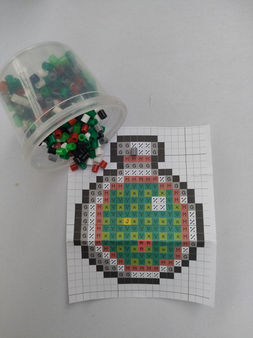 Kit perles à repasser boussole