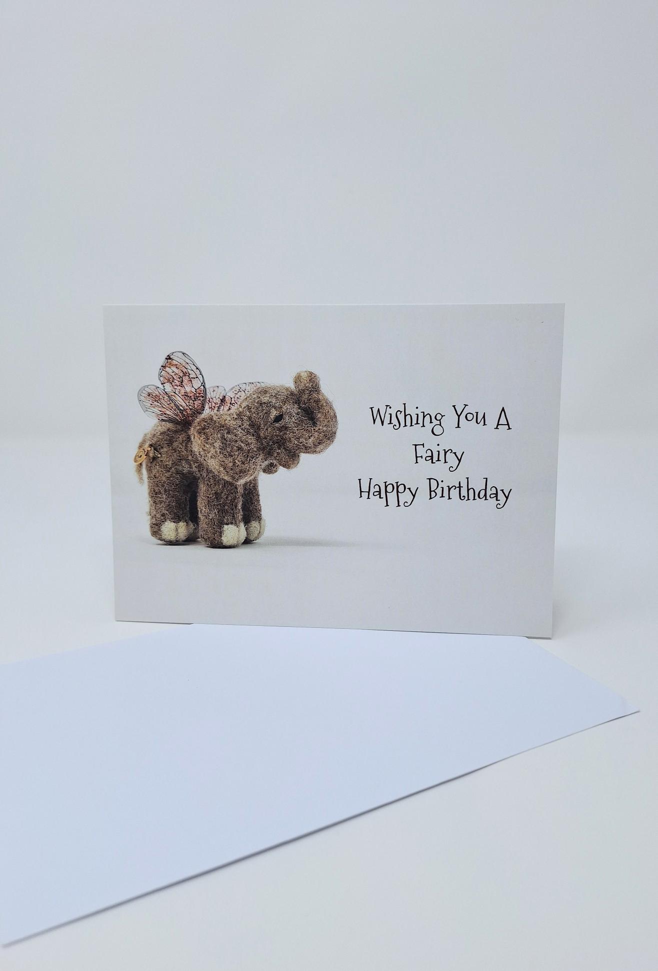 Birthday Wishes blank greetings card, art card  