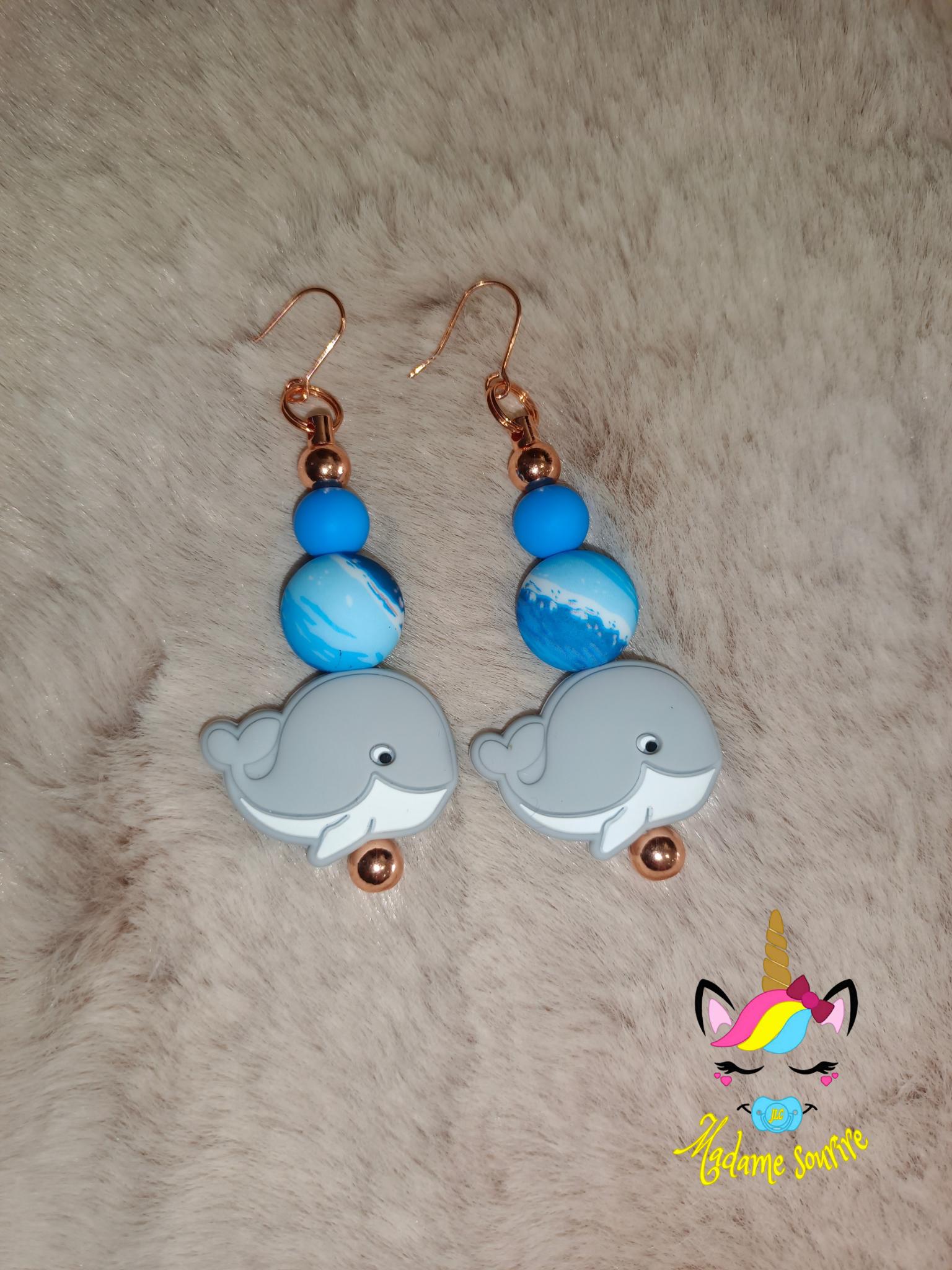 Boucles d'oreilles Baleine