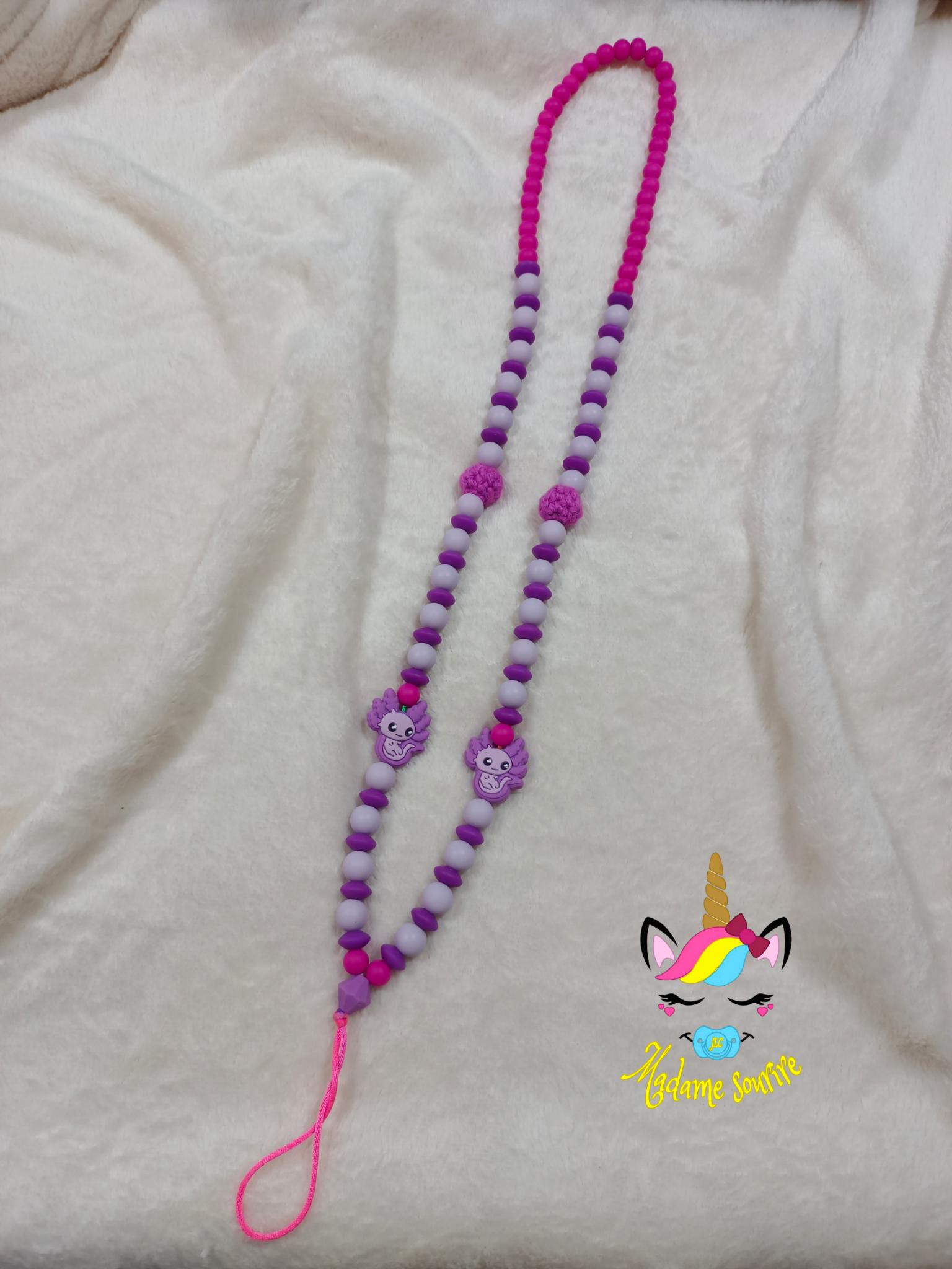 Collier de Téléphone Axolotl