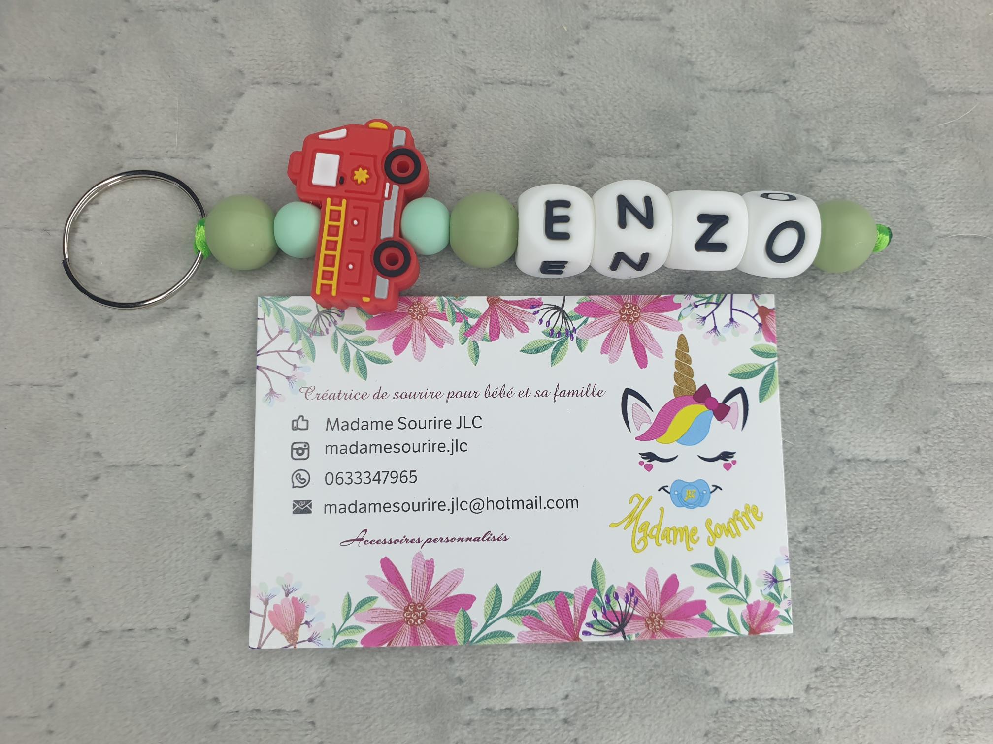 Porte Clés 1 Branche Pompier